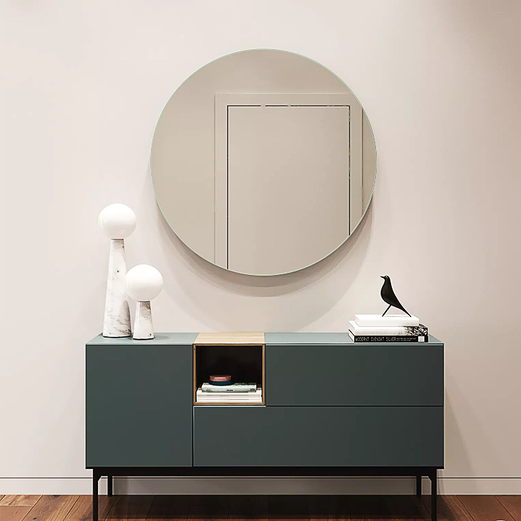 Custom Size Round Frameless Wall Mounted Bathroom Mirror for Hotel